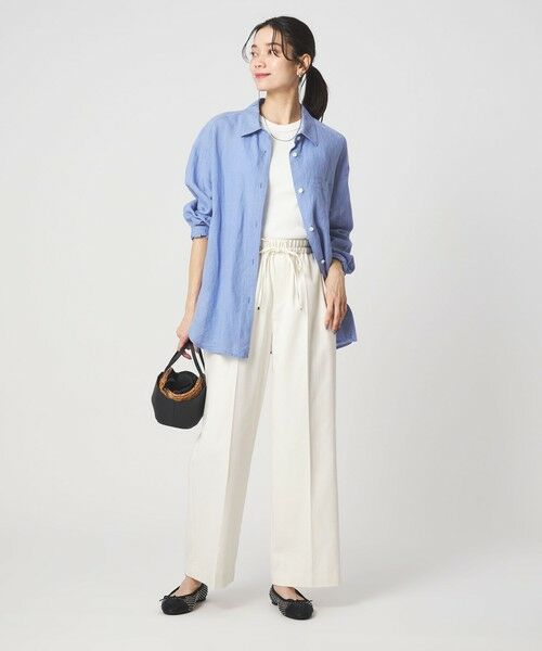 green label relaxing / グリーンレーベル リラクシング シャツ・ブラウス | 【結論シリーズ】リネン2WAYシャツ［size SHORTあり］ | 詳細30