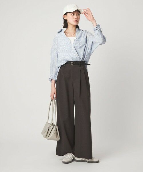 green label relaxing / グリーンレーベル リラクシング シャツ・ブラウス | 【結論シリーズ】リネン2WAYシャツ［size SHORTあり］ | 詳細30