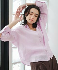 green label relaxing / グリーンレーベル リラクシング シャツ・ブラウス | 【結論シリーズ】リネンバランスシャツ［size SHORTあり］