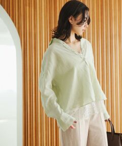 green label relaxing / グリーンレーベル リラクシング シャツ・ブラウス | 【結論シリーズ】リネンバランスシャツ［size SHORTあり］