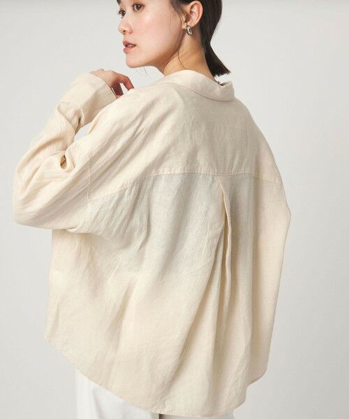 green label relaxing / グリーンレーベル リラクシング シャツ・ブラウス | 【結論シリーズ】リネンバランスシャツ［size SHORTあり］ | 詳細6