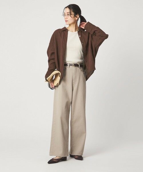 green label relaxing / グリーンレーベル リラクシング シャツ・ブラウス | 【結論シリーズ】リネンバランスシャツ［size SHORTあり］ | 詳細16