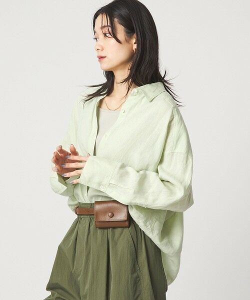 green label relaxing / グリーンレーベル リラクシング シャツ・ブラウス | 【結論シリーズ】リネンバランスシャツ［size SHORTあり］ | 詳細27