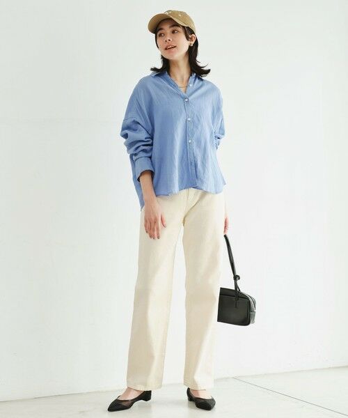 green label relaxing / グリーンレーベル リラクシング シャツ・ブラウス | 【結論シリーズ】リネンバランスシャツ［size SHORTあり］ | 詳細28