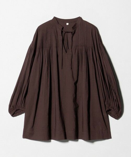 green label relaxing / グリーンレーベル リラクシング シャツ・ブラウス | ボリュームスリーブ ピンタック ブラウス | 詳細5