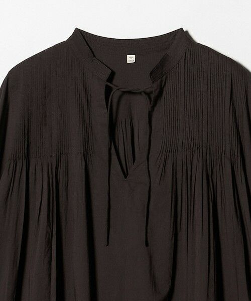green label relaxing / グリーンレーベル リラクシング シャツ・ブラウス | ボリュームスリーブ ピンタック ブラウス | 詳細1
