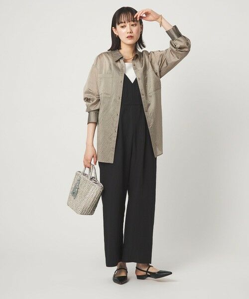 green label relaxing / グリーンレーベル リラクシング シャツ・ブラウス | シアー ストライプ シャツ | 詳細14