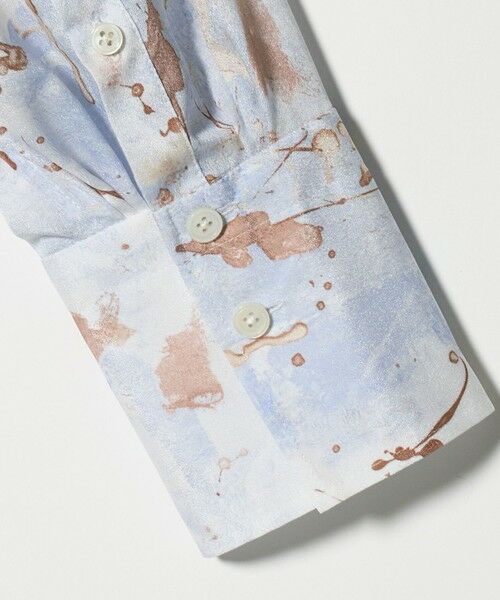 green label relaxing / グリーンレーベル リラクシング シャツ・ブラウス | マーブル プリント シャツ | 詳細12