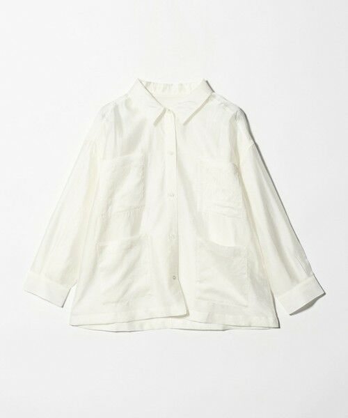 green label relaxing / グリーンレーベル リラクシング シャツ・ブラウス | シアー 4ポケット ビッグ シャツ | 詳細4