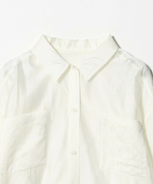 green label relaxing / グリーンレーベル リラクシング シャツ・ブラウス | シアー 4ポケット ビッグ シャツ | 詳細5