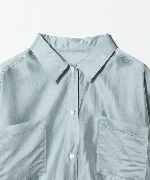 green label relaxing / グリーンレーベル リラクシング シャツ・ブラウス | シアー 4ポケット ビッグ シャツ | 詳細22