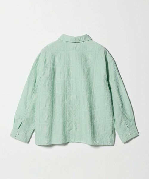 green label relaxing / グリーンレーベル リラクシング シャツ・ブラウス | シアー クロス ステッチ シャツ | 詳細5