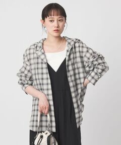 green label relaxing / グリーンレーベル リラクシング シャツ・ブラウス | 【WEB限定】＜at ease＞フード チェック シャツ