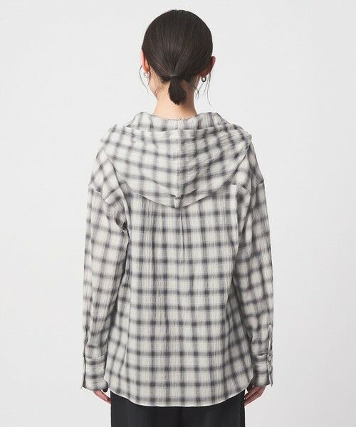 green label relaxing / グリーンレーベル リラクシング シャツ・ブラウス | 【WEB限定】＜at ease＞フード チェック シャツ | 詳細11