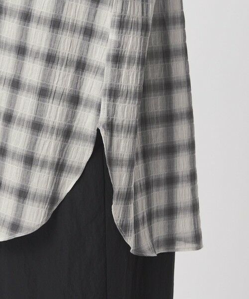 green label relaxing / グリーンレーベル リラクシング シャツ・ブラウス | 【WEB限定】＜at ease＞フード チェック シャツ | 詳細14