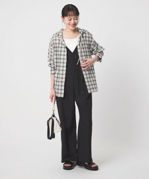 green label relaxing / グリーンレーベル リラクシング シャツ・ブラウス | 【WEB限定】＜at ease＞フード チェック シャツ | 詳細6