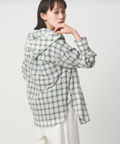 green label relaxing / グリーンレーベル リラクシング シャツ・ブラウス | 【WEB限定】＜at ease＞フード チェック シャツ | 詳細20