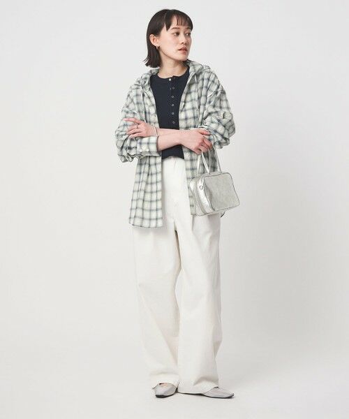 green label relaxing / グリーンレーベル リラクシング シャツ・ブラウス | 【WEB限定】＜at ease＞フード チェック シャツ | 詳細22