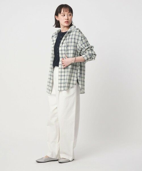 green label relaxing / グリーンレーベル リラクシング シャツ・ブラウス | 【WEB限定】＜at ease＞フード チェック シャツ | 詳細23