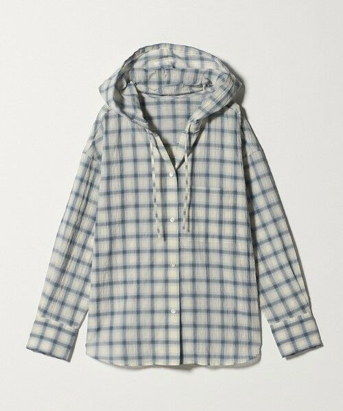 green label relaxing / グリーンレーベル リラクシング シャツ・ブラウス | 【WEB限定】＜at ease＞フード チェック シャツ | 詳細26
