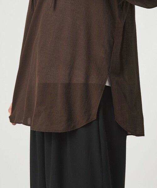 green label relaxing / グリーンレーベル リラクシング シャツ・ブラウス | 【WEB限定】＜at ease＞シアー スキッパー シャツ | 詳細18