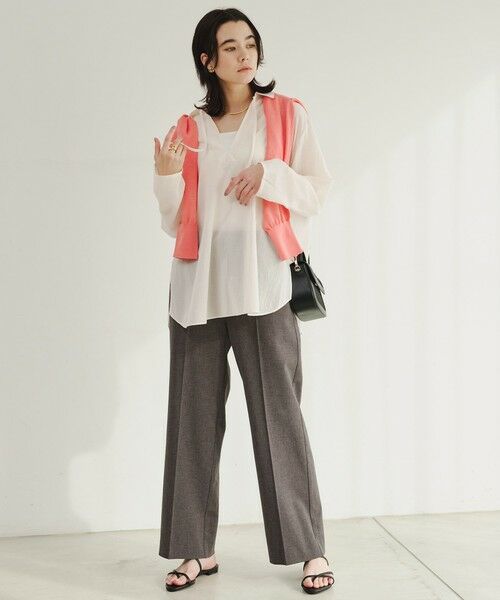 green label relaxing / グリーンレーベル リラクシング シャツ・ブラウス | 【WEB限定】＜at ease＞シアー スキッパー シャツ | 詳細21