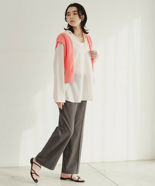 green label relaxing / グリーンレーベル リラクシング シャツ・ブラウス | 【WEB限定】＜at ease＞シアー スキッパー シャツ | 詳細22