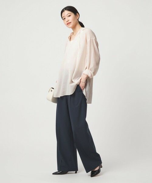 green label relaxing / グリーンレーベル リラクシング シャツ・ブラウス | 【WEB限定】＜at ease＞シアー スキッパー シャツ | 詳細25