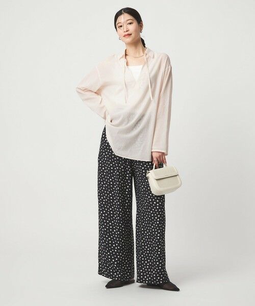 green label relaxing / グリーンレーベル リラクシング シャツ・ブラウス | 【WEB限定】＜at ease＞シアー スキッパー シャツ | 詳細27