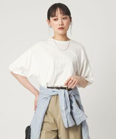 green label relaxing / グリーンレーベル リラクシング カットソー | ギャザースリーブ プルオーバー カットソー