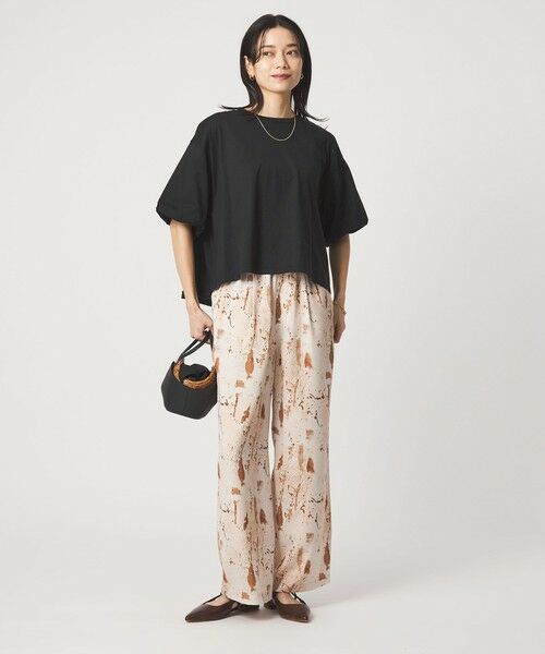 green label relaxing / グリーンレーベル リラクシング カットソー | ギャザースリーブ プルオーバー カットソー | 詳細8