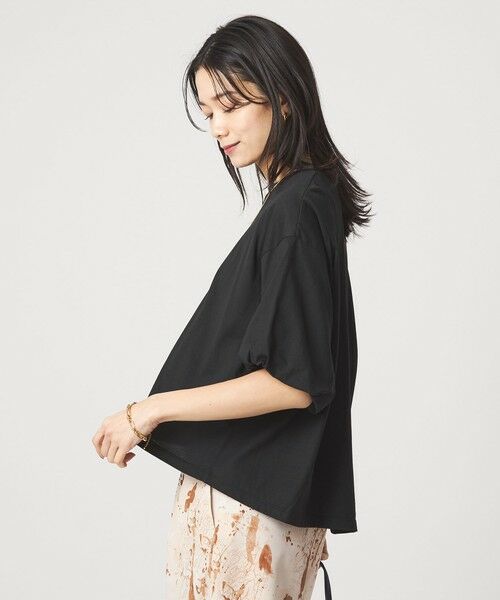 green label relaxing / グリーンレーベル リラクシング カットソー | ギャザースリーブ プルオーバー カットソー | 詳細6