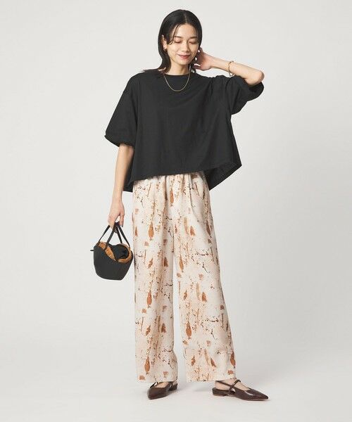 green label relaxing / グリーンレーベル リラクシング カットソー | ギャザースリーブ プルオーバー カットソー | 詳細7