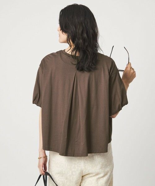 green label relaxing / グリーンレーベル リラクシング カットソー | ギャザースリーブ プルオーバー カットソー | 詳細10