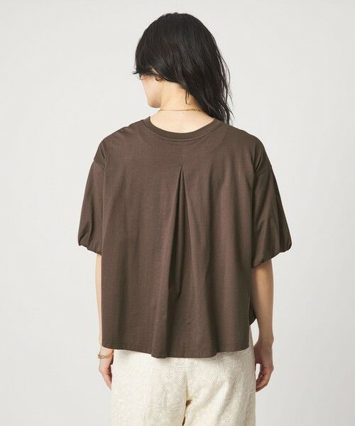 green label relaxing / グリーンレーベル リラクシング カットソー | ギャザースリーブ プルオーバー カットソー | 詳細15