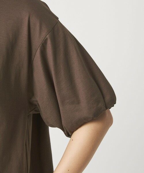 green label relaxing / グリーンレーベル リラクシング カットソー | ギャザースリーブ プルオーバー カットソー | 詳細17