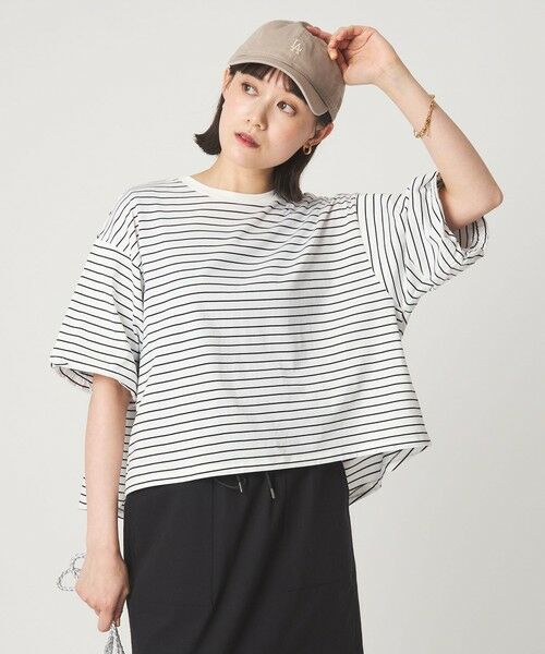 green label relaxing / グリーンレーベル リラクシング カットソー | ギャザースリーブ プルオーバー カットソー（その他1）