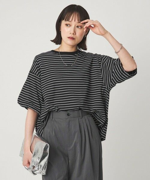 green label relaxing / グリーンレーベル リラクシング カットソー | ギャザースリーブ プルオーバー カットソー | 詳細27