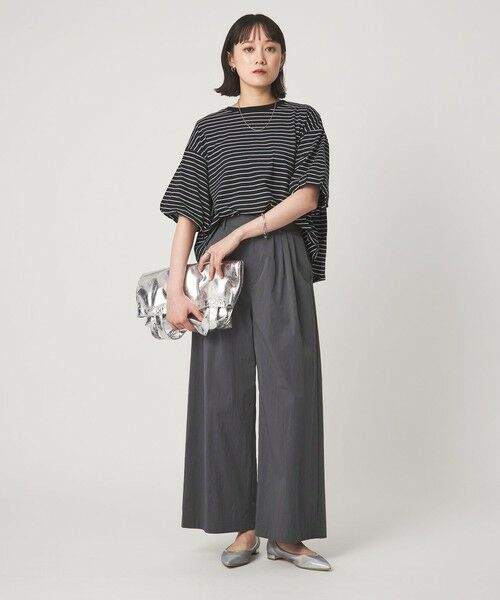 green label relaxing / グリーンレーベル リラクシング カットソー | ギャザースリーブ プルオーバー カットソー | 詳細29