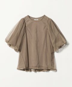 green label relaxing / グリーンレーベル リラクシング カットソー | チュール 2WAY プルオーバー