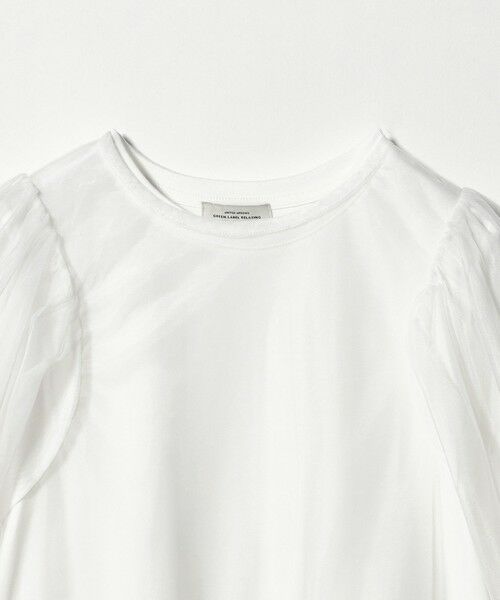green label relaxing / グリーンレーベル リラクシング カットソー | チュール 2WAY プルオーバー | 詳細1