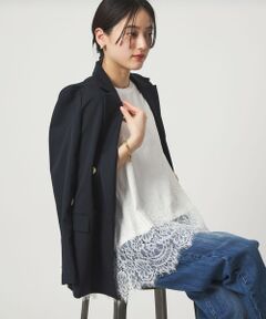 green label relaxing / グリーンレーベル リラクシング カットソー | スソ レース プルオーバー カットソー