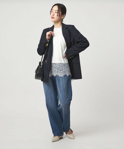 green label relaxing / グリーンレーベル リラクシング カットソー | スソ レース プルオーバー カットソー | 詳細4