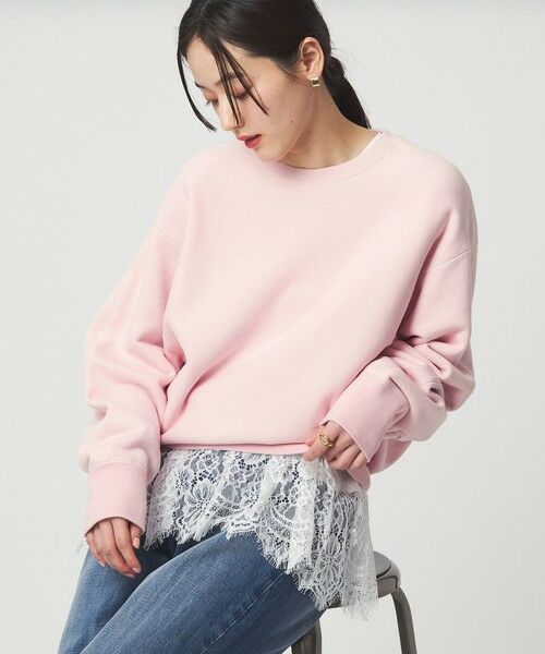 green label relaxing / グリーンレーベル リラクシング カットソー | スソ レース プルオーバー カットソー | 詳細6