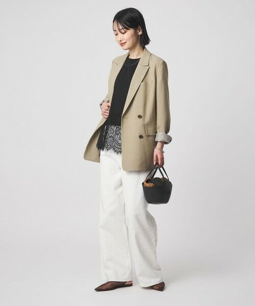 green label relaxing / グリーンレーベル リラクシング カットソー | スソ レース プルオーバー カットソー | 詳細15