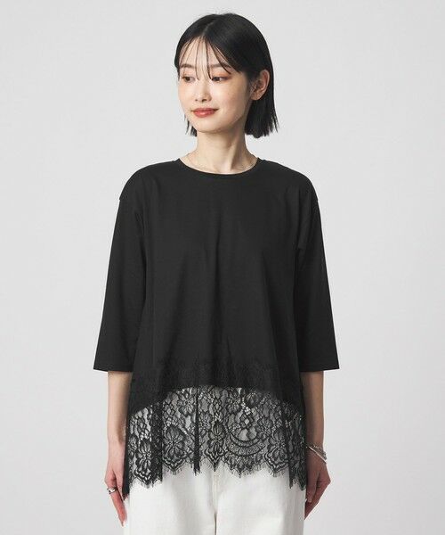 green label relaxing / グリーンレーベル リラクシング カットソー | スソ レース プルオーバー カットソー | 詳細17