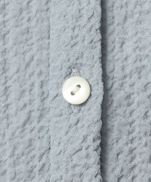 green label relaxing / グリーンレーベル リラクシング カットソー | 【WEB限定】＜at ease＞シアー サッカーライク エリツキ プルオーバー カットソー | 詳細28