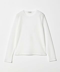 green label relaxing / グリーンレーベル リラクシング カットソー | シャーリング シアー ロングスリーブ プルオーバー カットソー