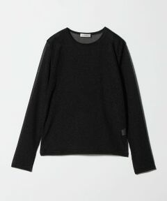 green label relaxing / グリーンレーベル リラクシング カットソー | シャーリング シアー ロングスリーブ プルオーバー カットソー