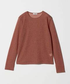 green label relaxing / グリーンレーベル リラクシング カットソー | シャーリング シアー ロングスリーブ プルオーバー カットソー